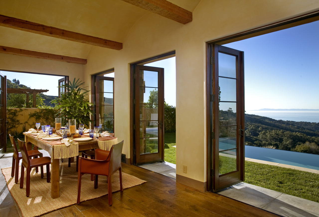 891 Toro Canyon Road Montecito, CA 93108 - Photo 4 of 11 a view of a dining room with furniture and window