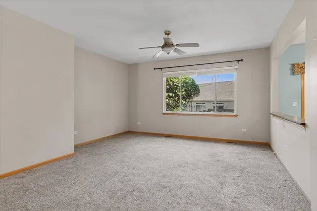 a view of a kitchen and a window