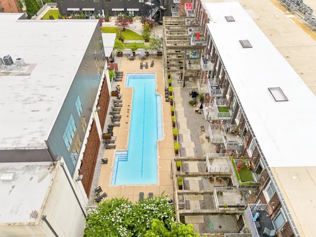 a view of a city with an ocean view