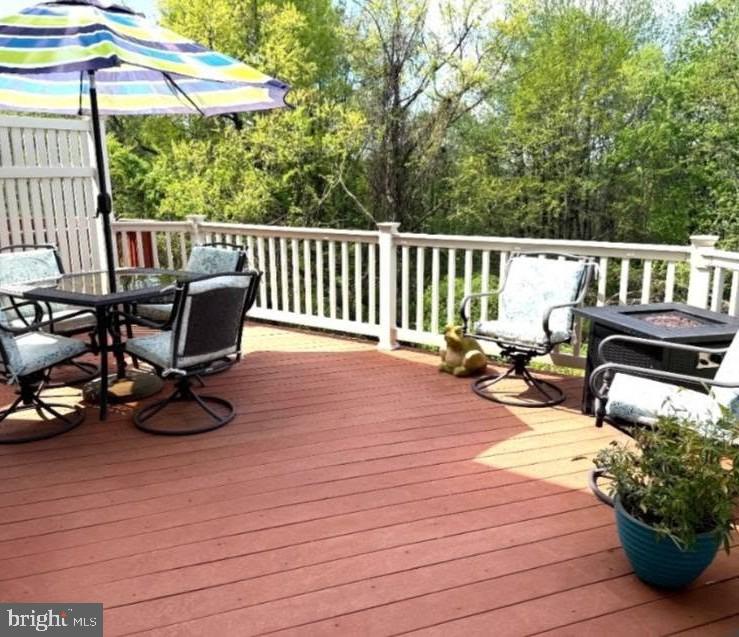 9729 Morningview Circle, Unit 9729 Perry Hall, MD 21128 - Photo 28 of 30 Deck backs to a wooded vista.