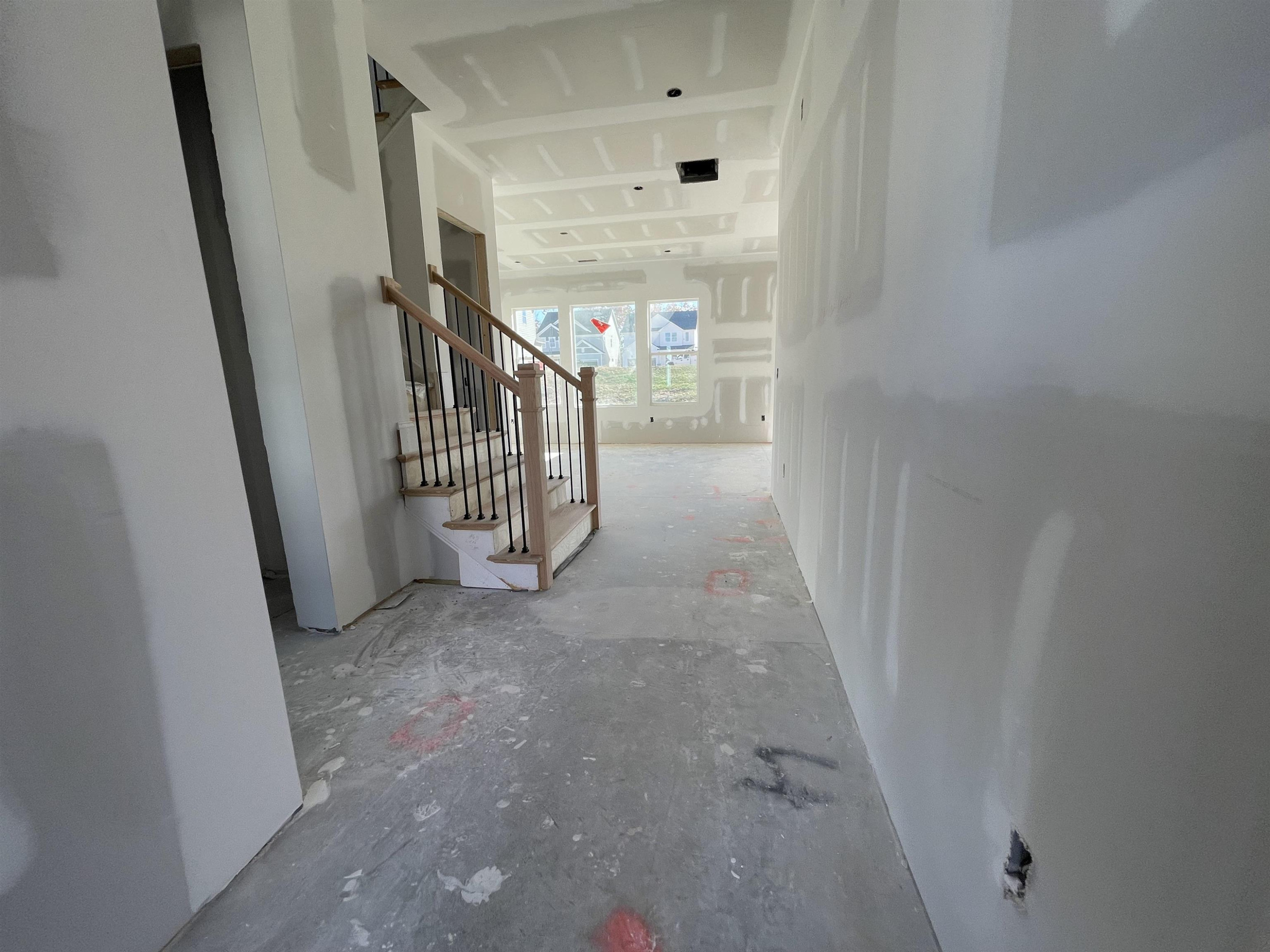 540 Marthas View Way Wake Forest, NC 27587 - Photo 4 of 25 a view of a hallway with staircase