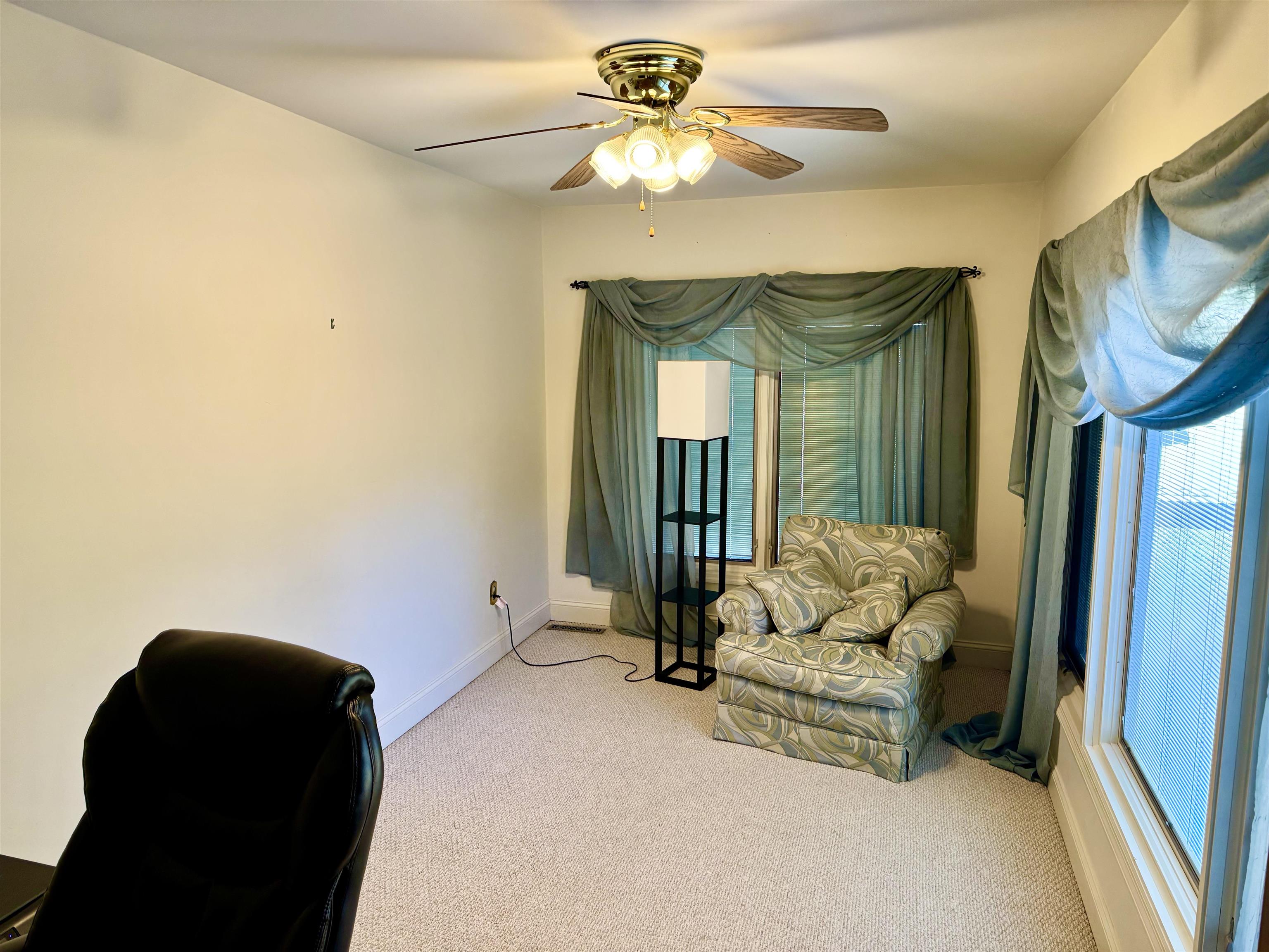 94 John Green Lane Georgetown, SC 29440 - Photo 14 of 35 Sitting room with carpet floors and ceiling fan