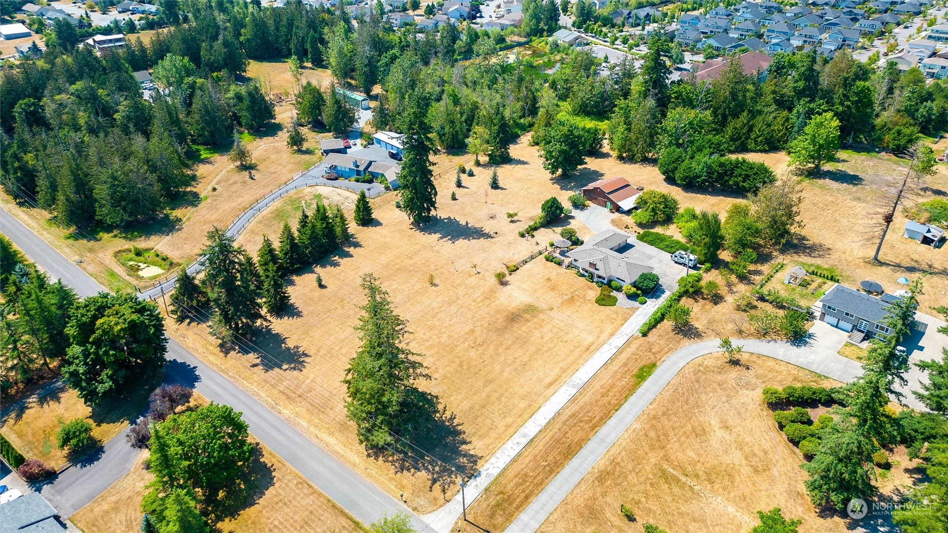 13622 Trumpeter Lane Mount Vernon, WA 98273 - Photo 3 of 40 an aerial view of residential houses with outdoor space