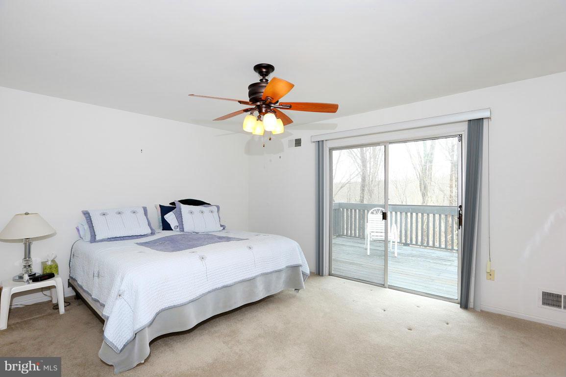 201 Hermleigh Road Silver Spring, MD 20902 - Photo 10 of 26 Bedroom (Master) with Slider to Deck