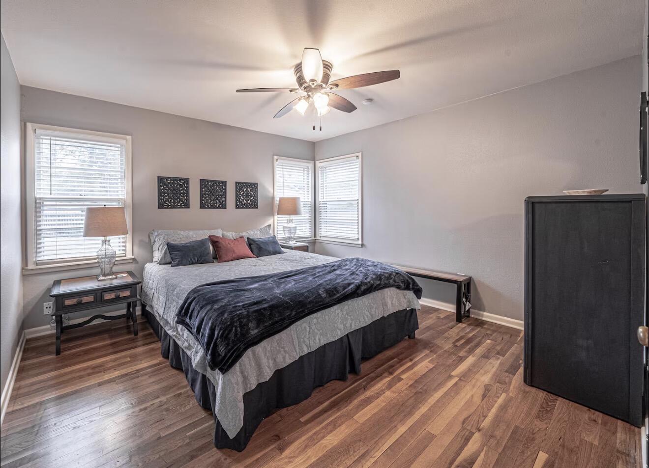 2816 37th Street Lubbock, TX 79413 - Photo 17 of 19 a bedroom with a bed and window