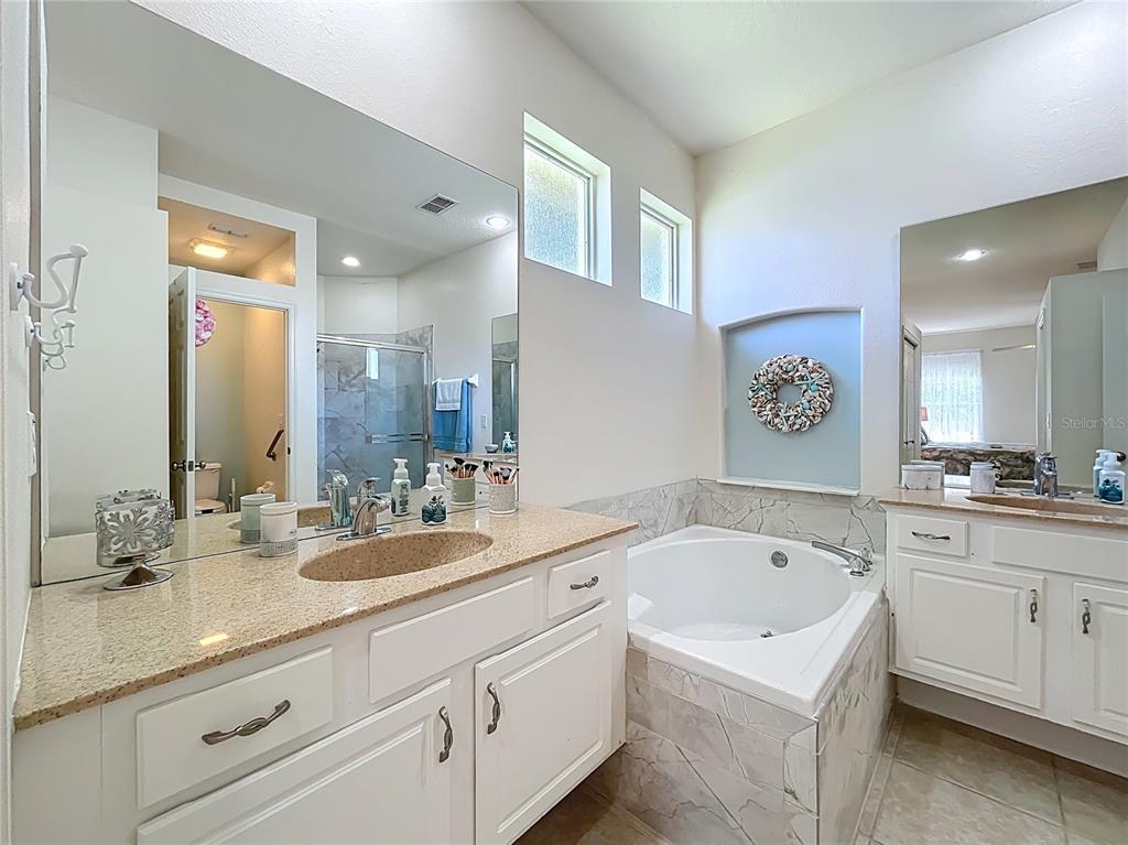 13319 Via Roma Circle Clermont, FL 34711 - Photo 17 of 44 a bathroom with a sink and a bathtub