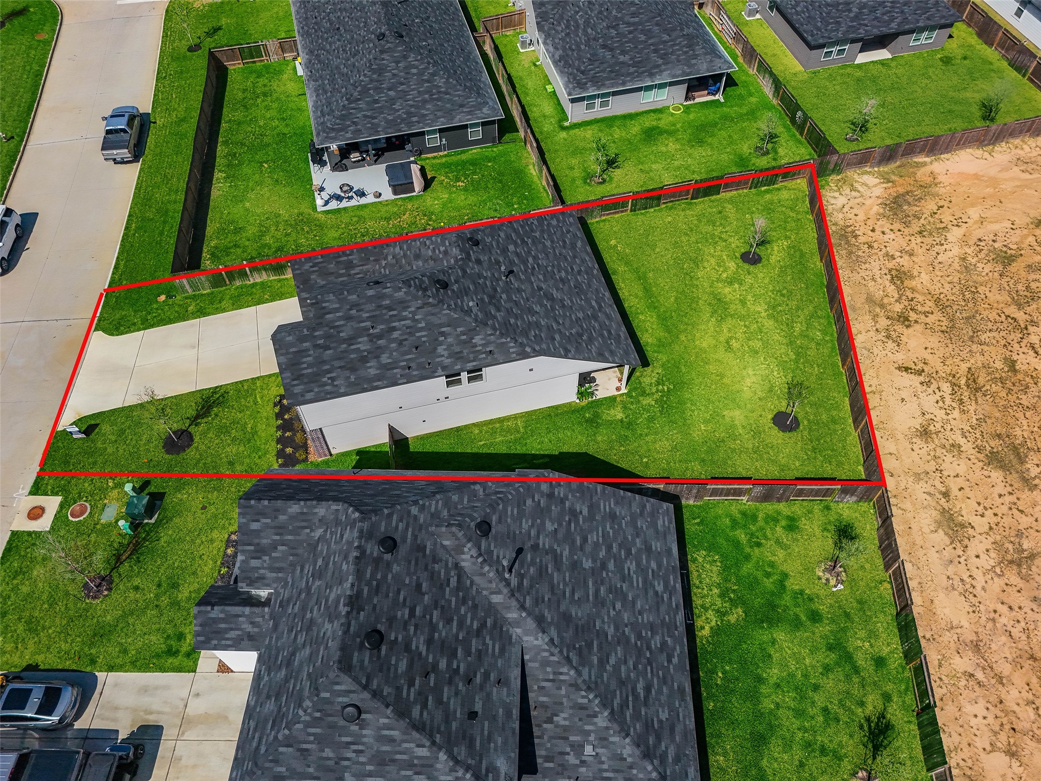 815 Devils Bridge Street Conroe, TX 77303 - Photo 24 of 25 an aerial view of a house