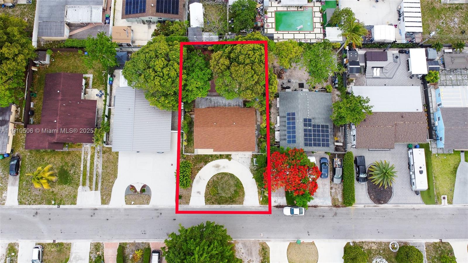 6440 Southwest 20th Street Miramar, FL 33023 - Photo 22 of 31 an aerial view of multiple houses with outdoor space