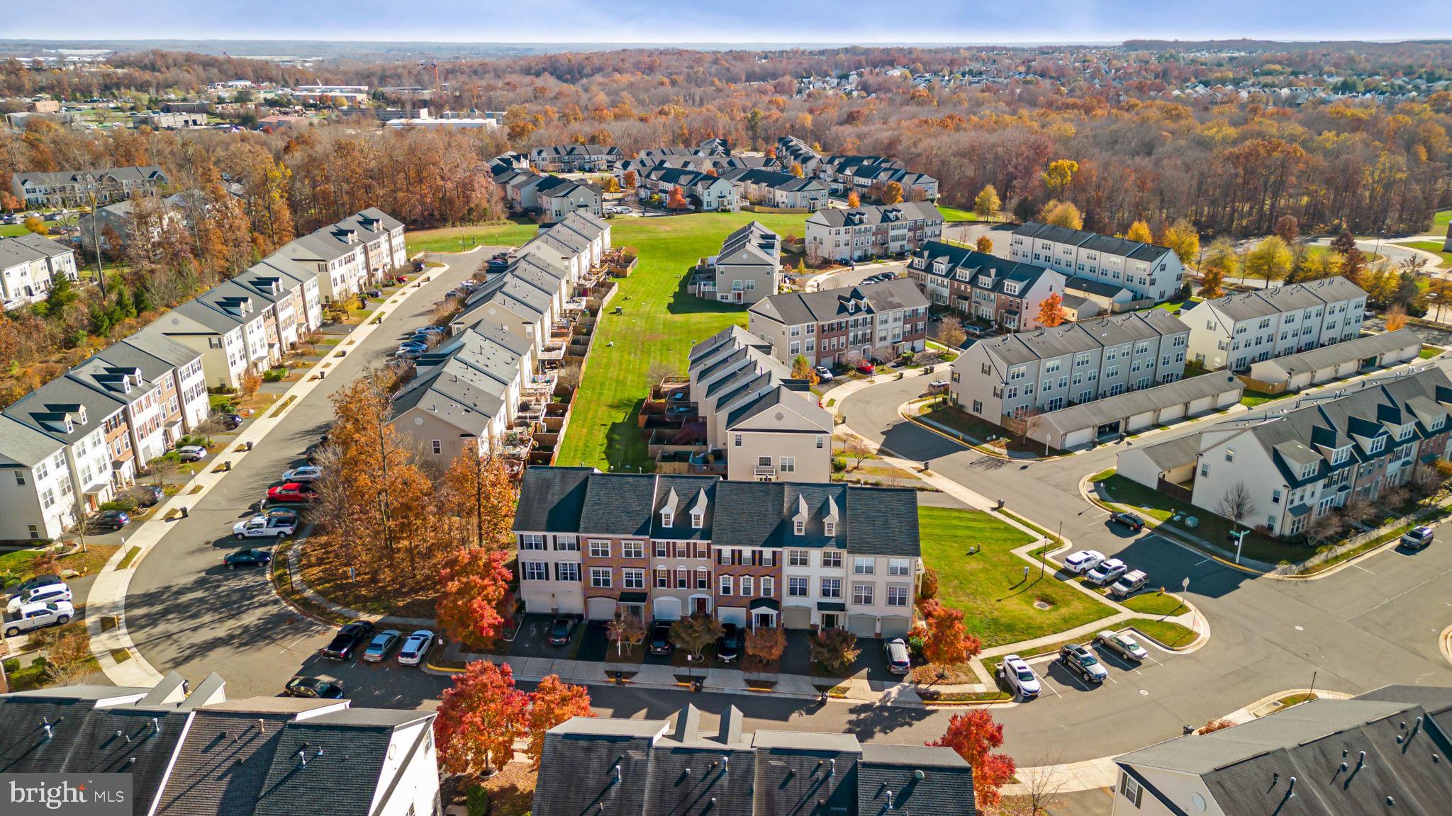 11929 Benton Lake Road Bristow, VA 20136 - Photo 21 of 23 Aerial of townhouse backing to common area