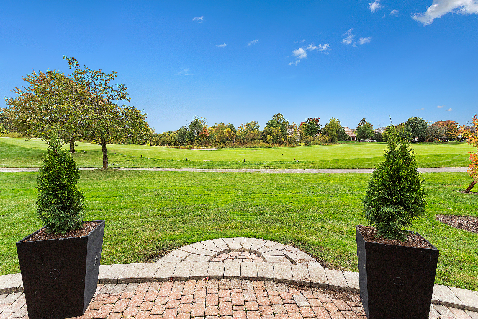 65 Ruffled Feathers Drive Lemont, IL 60439 - Photo 11 of 44 a view of a lake with a garden