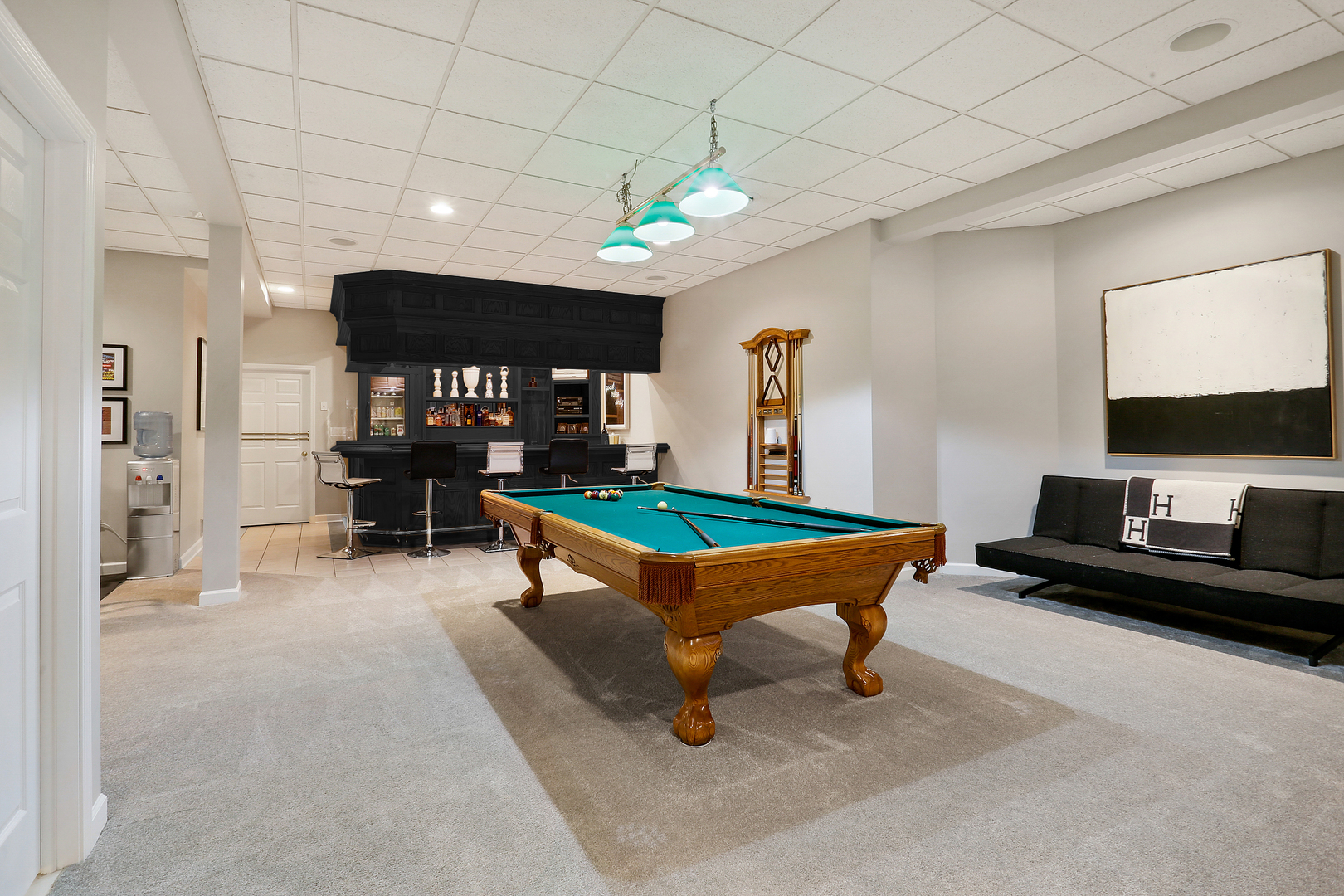 65 Ruffled Feathers Drive Lemont, IL 60439 - Photo 35 of 44 a room with pool table and windows