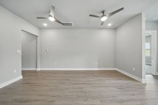 wooden floor in an empty room