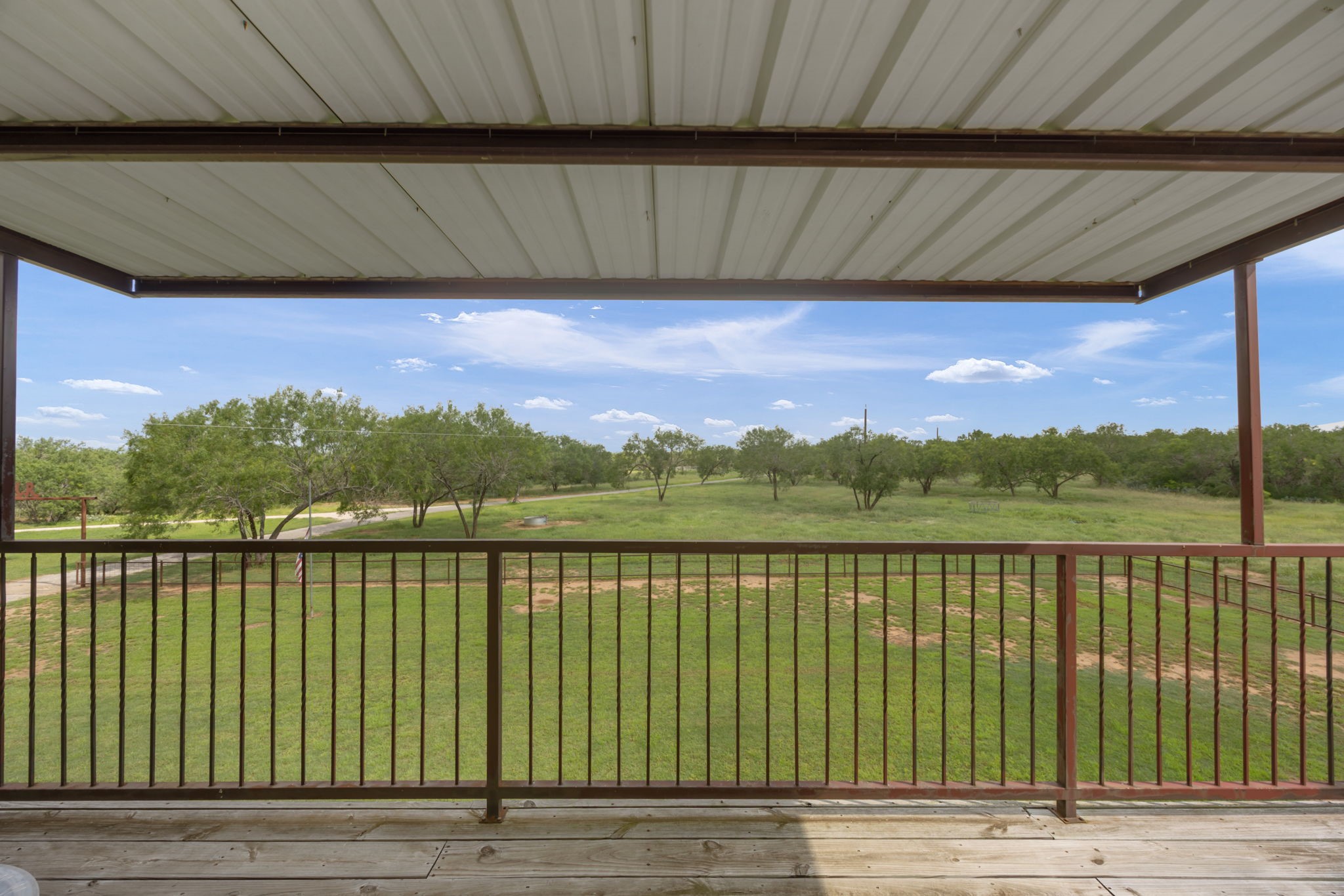 11970 Sulphur Springs Road Adkins, TX 78101 - Photo 25 of 50 balcony view from primary bedroom