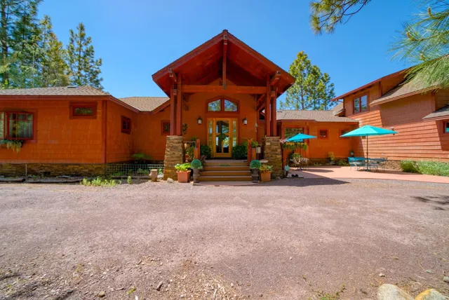 front view of a house with a street