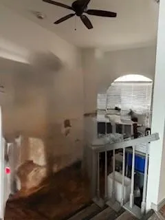 a view of a bathroom with a shower