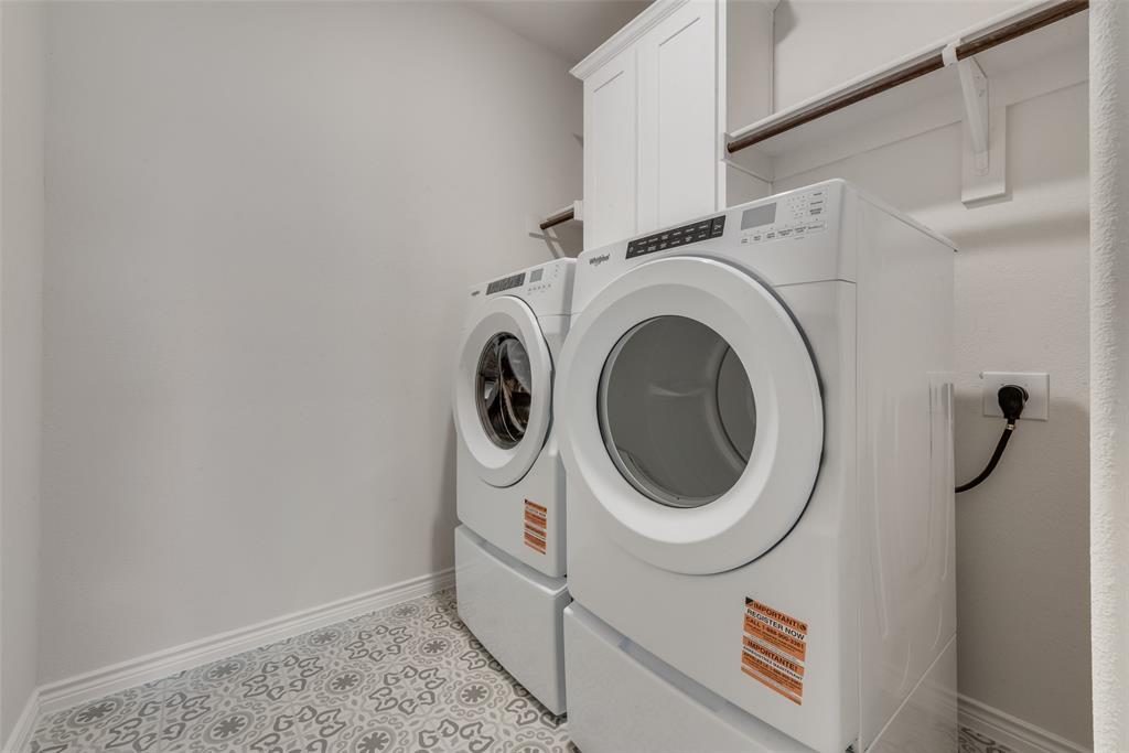 1532 Ruby Jewel Lane Anna, TX 75409 - Photo 15 of 19 a utility room with dryer and washer