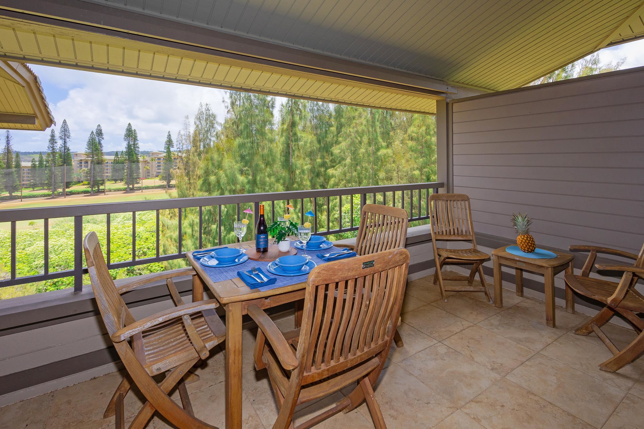 100 Ridge Road, Unit 723 Lahaina, HI 96761 - Photo 22 of 48 a view of a chairs and table in the balcony