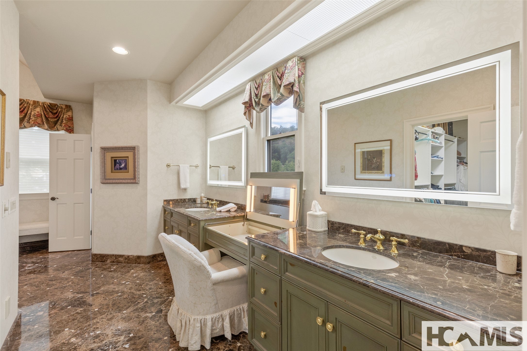 2130 Falcon Ridge Highlands, NC 28741 - Photo 46 of 94 Large and Lavish Primary Bathroom with Two Large Walk-in Closets