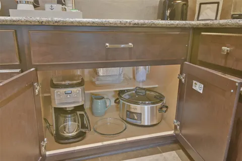 a close view of stove