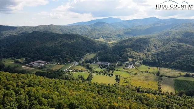 a view of mountains in the background