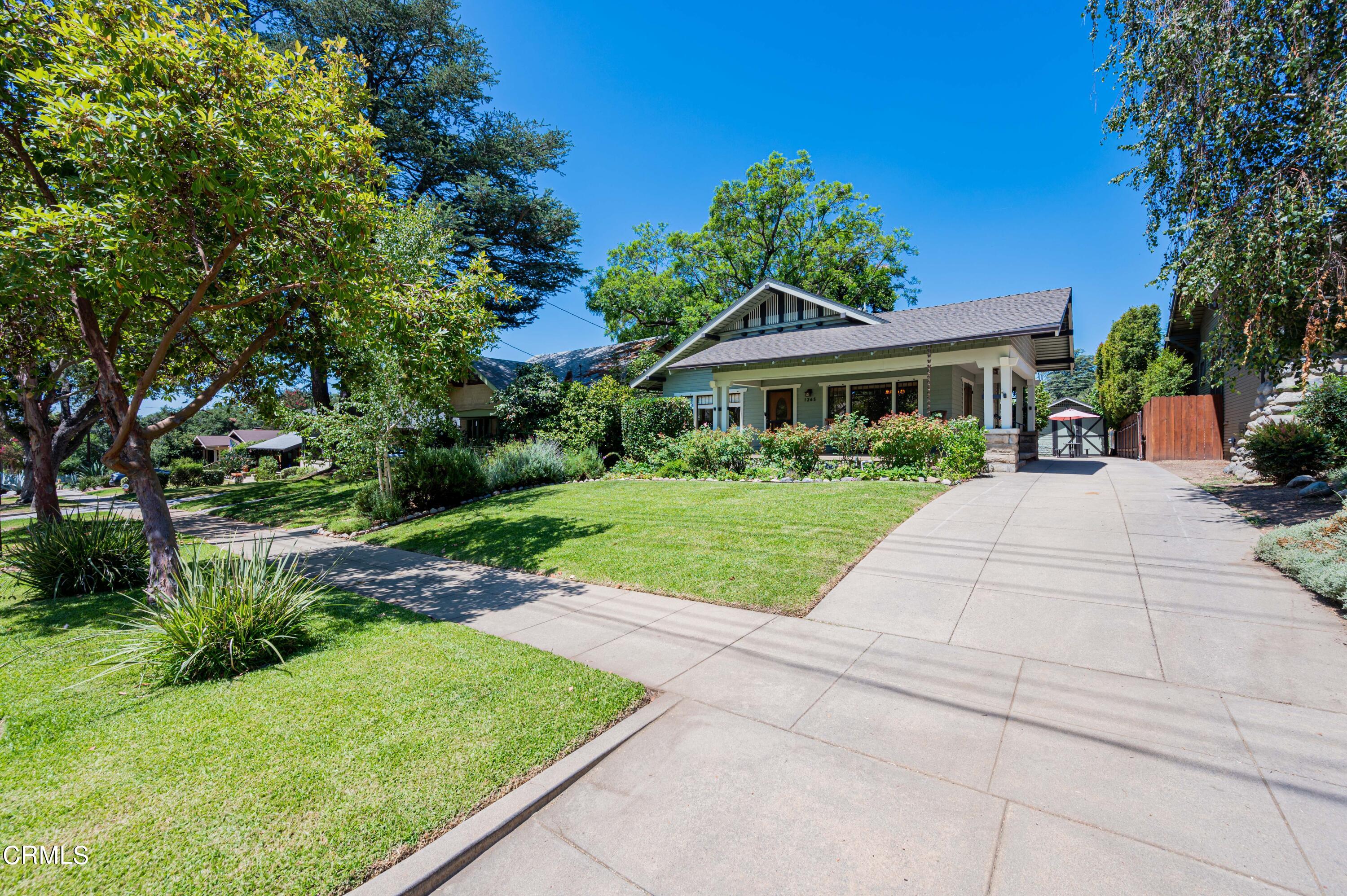 1265 North Wilson Avenue Pasadena, CA 91104 - Photo 39 of 48 a view of house with yard and green space