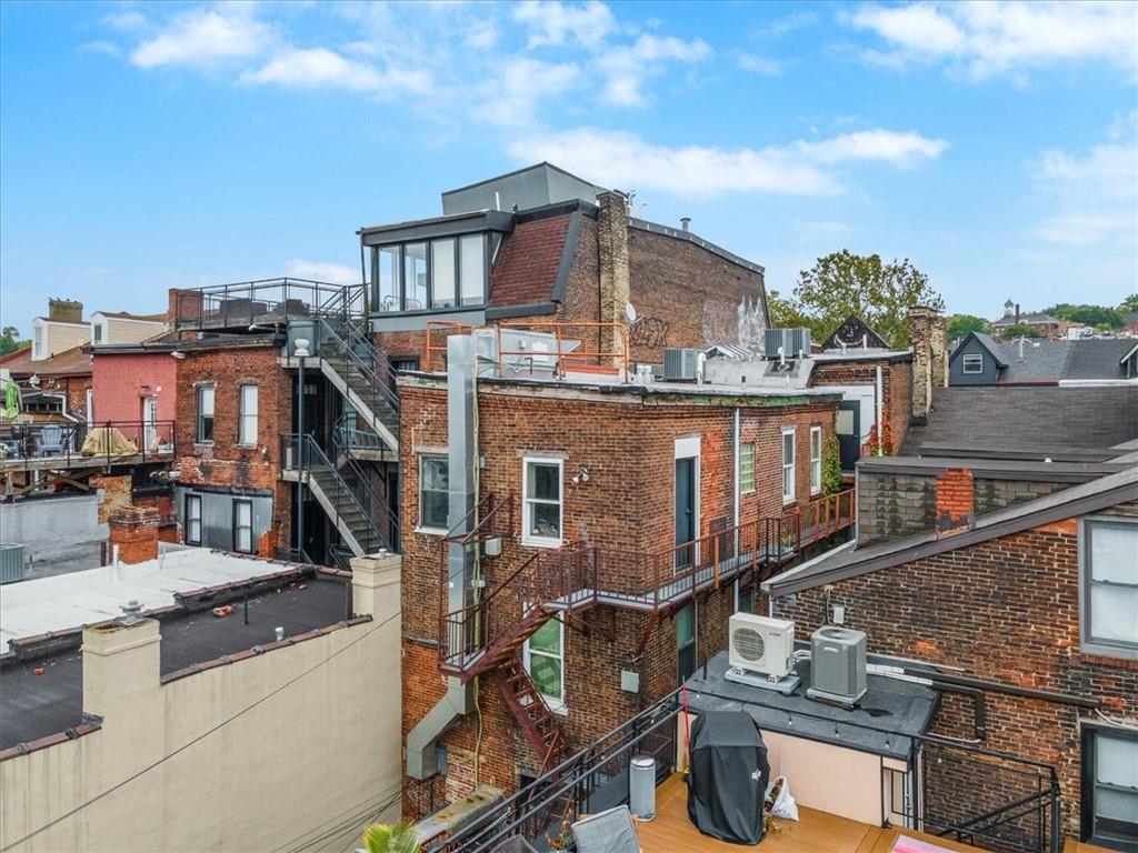 4407 Butler Street Pittsburgh, PA 15201 - Photo 26 of 29 a view of a house with roof deck