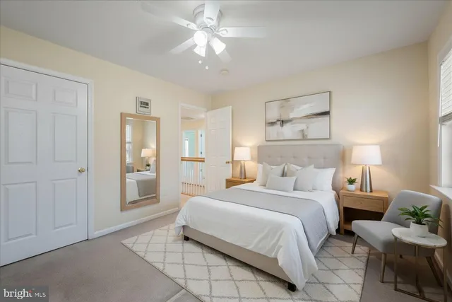 an aerial view of residential building with parking space