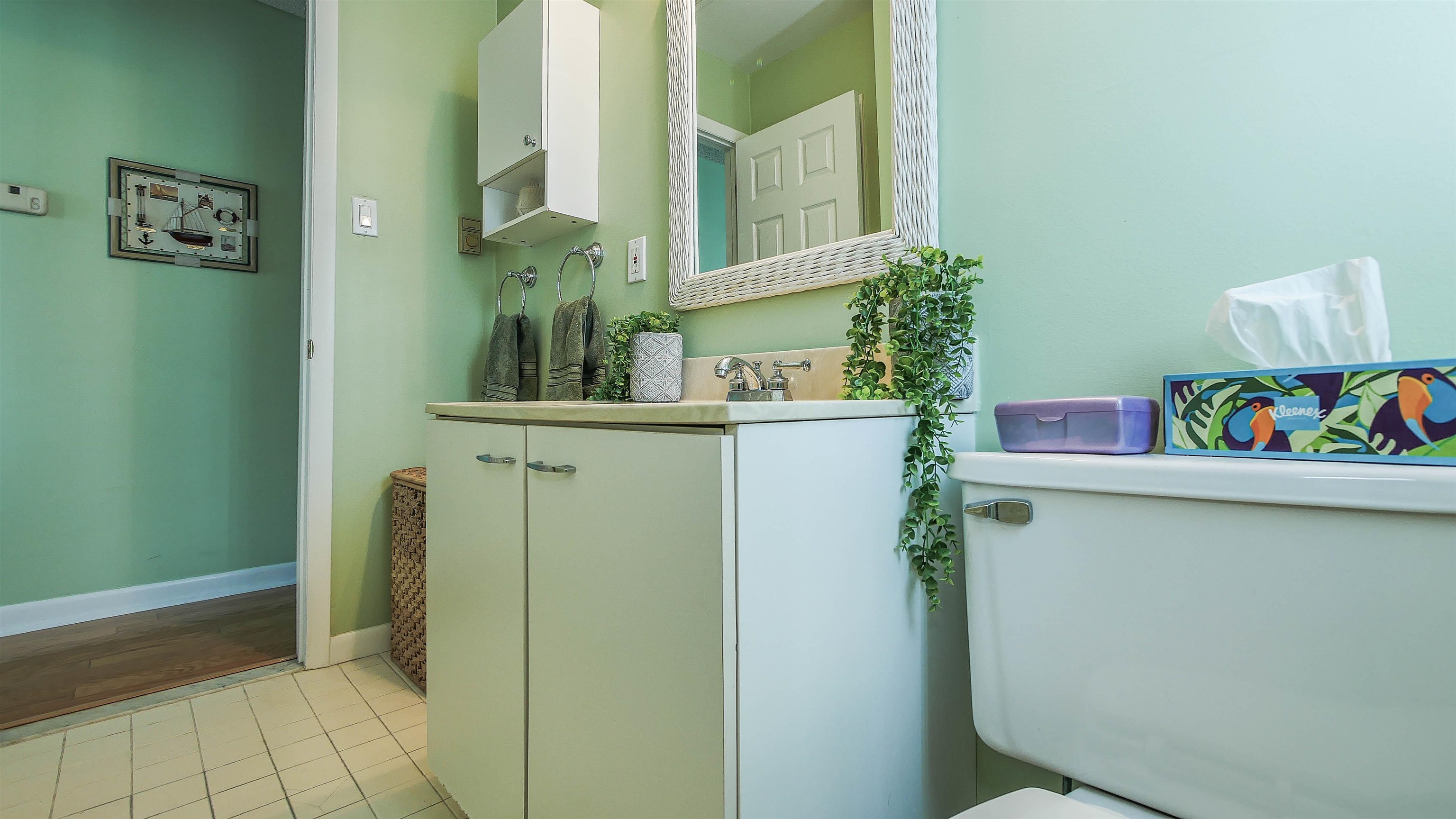 4025 4th, Unit TOP Avalon, NJ 08202 - Photo 11 of 32 a view of hallway with washer and dryer
