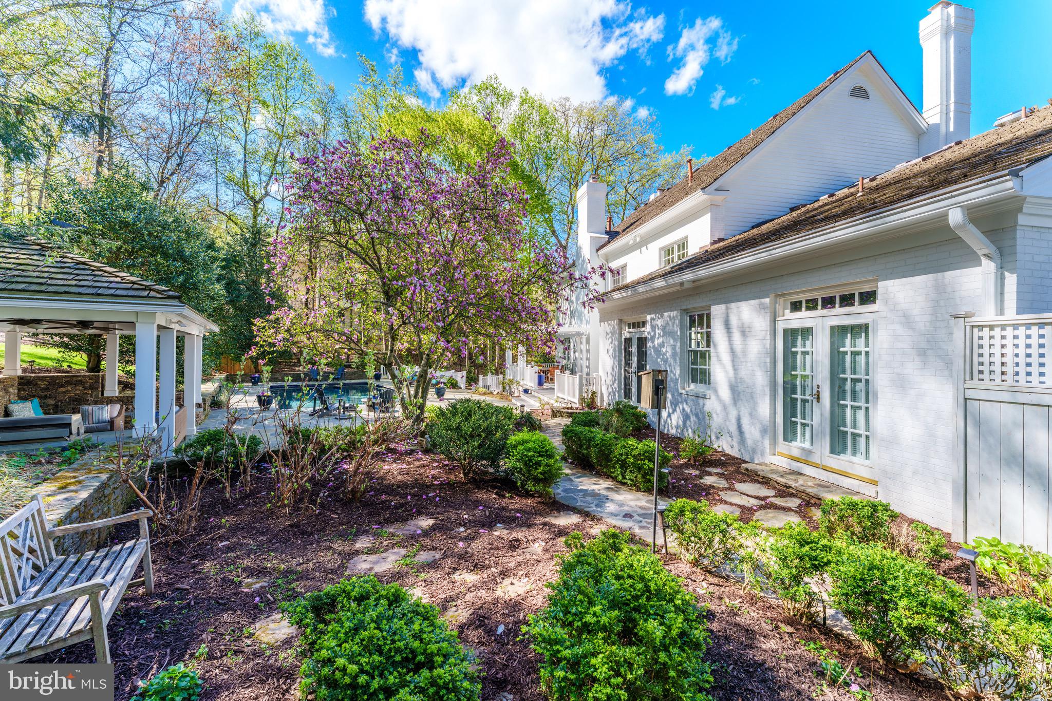 1210 Windrock Drive McLean, VA 22102 - Photo 33 of 84 a view of a house with sitting area and garden