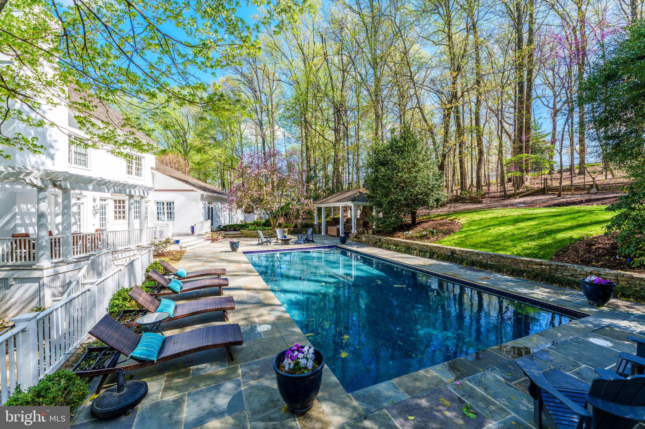1210 Windrock Drive McLean, VA 22102 - Photo 64 of 84 a view of backyard with seating area and green space