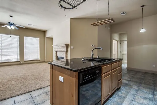 a view of an empty room