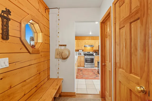 a view of a car park in front of house