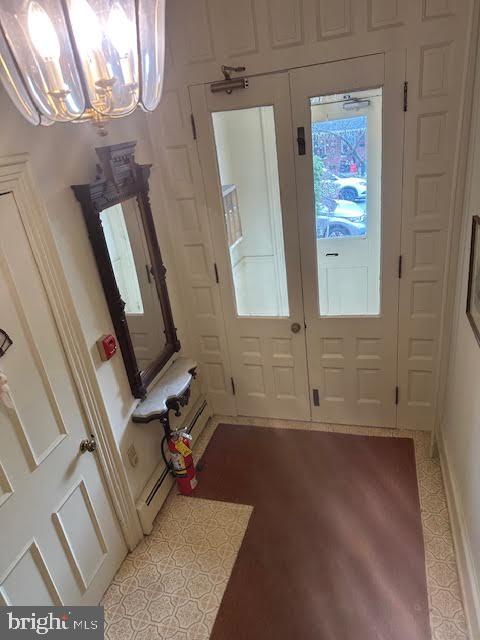 117 East Biddle Street West Chester, PA 19380 - Photo 3 of 11 a view of a hallway with staircase