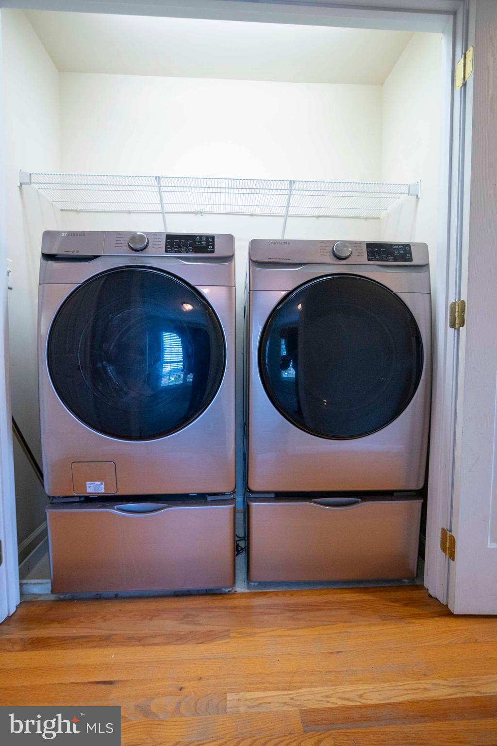 76 Katie Lane Middletown, VA 22645 - Photo 45 of 94 a close up view of a washer and dryer