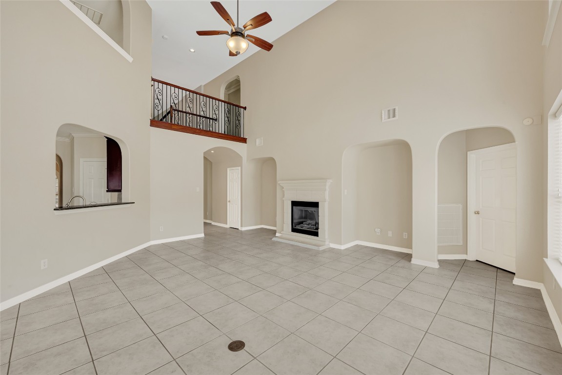 3906 Point Cuero Court Katy, TX 77494 - Photo 6 of 40 a view of an empty room with chandelier fan