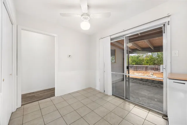 a view of empty room