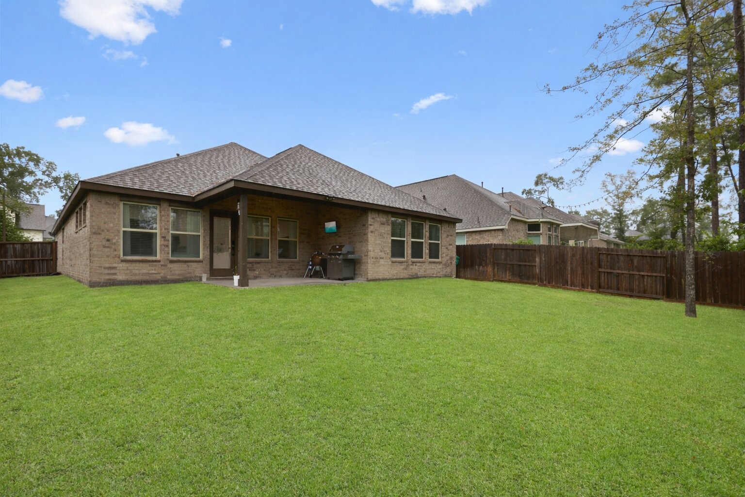 396 Nocturne Ridge Drive Willis, TX 77318 - Photo 18 of 30 Large backyard!