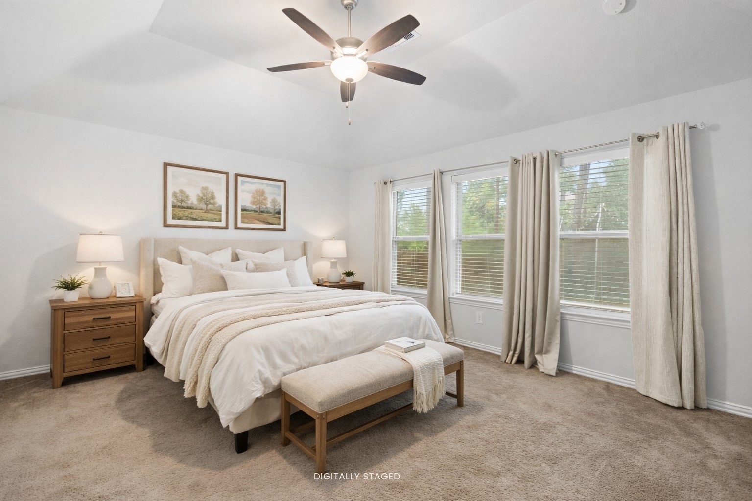 396 Nocturne Ridge Drive Willis, TX 77318 - Photo 10 of 30 Large master bedroom with huge windows
