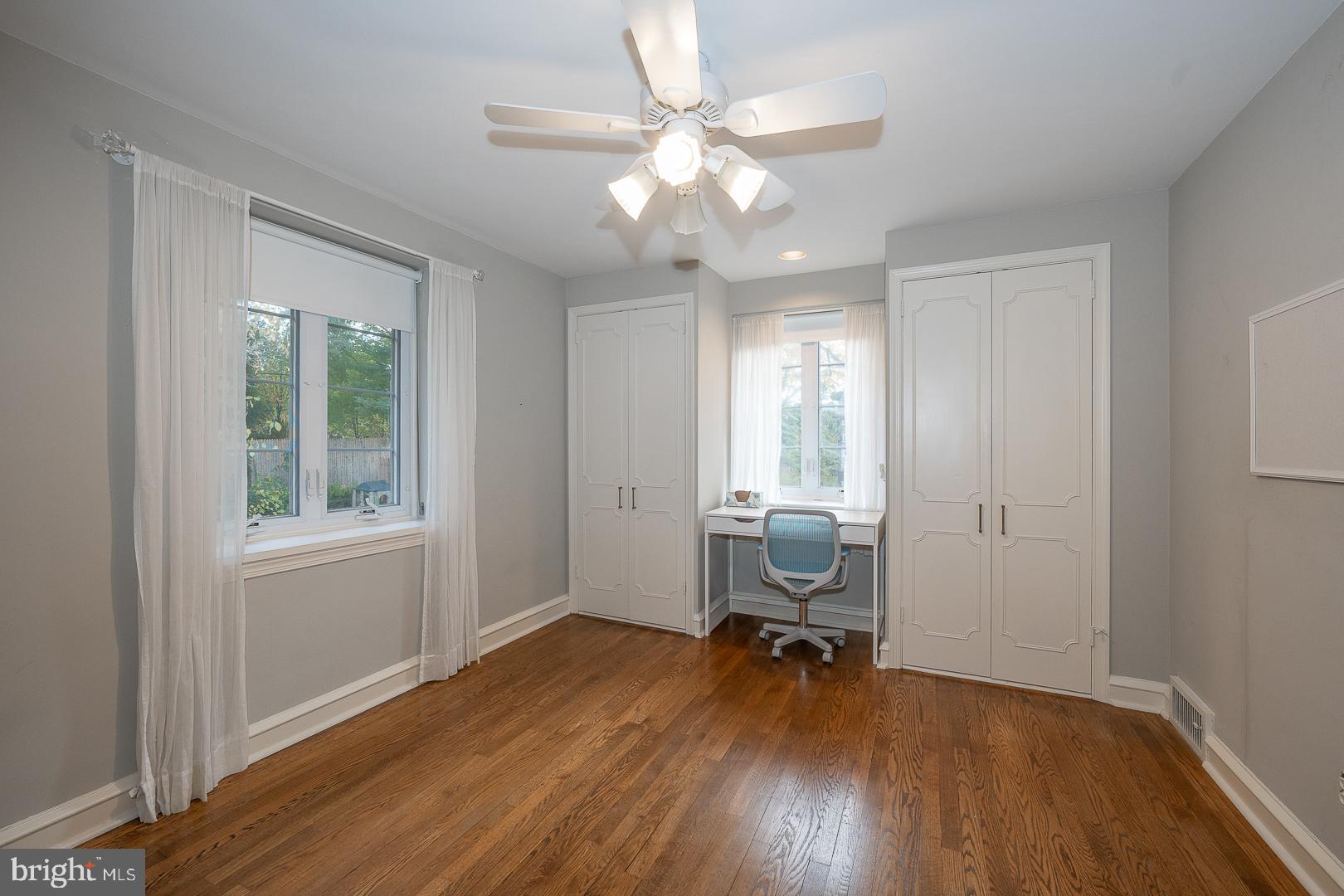 346 Winding Way Merion Station, PA 19066 - Photo 30 of 51 a view of a workspace with wooden floor and a window