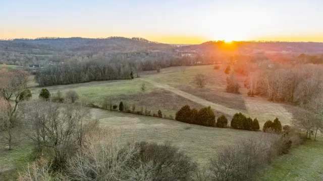 a view of an outdoor space and mountains