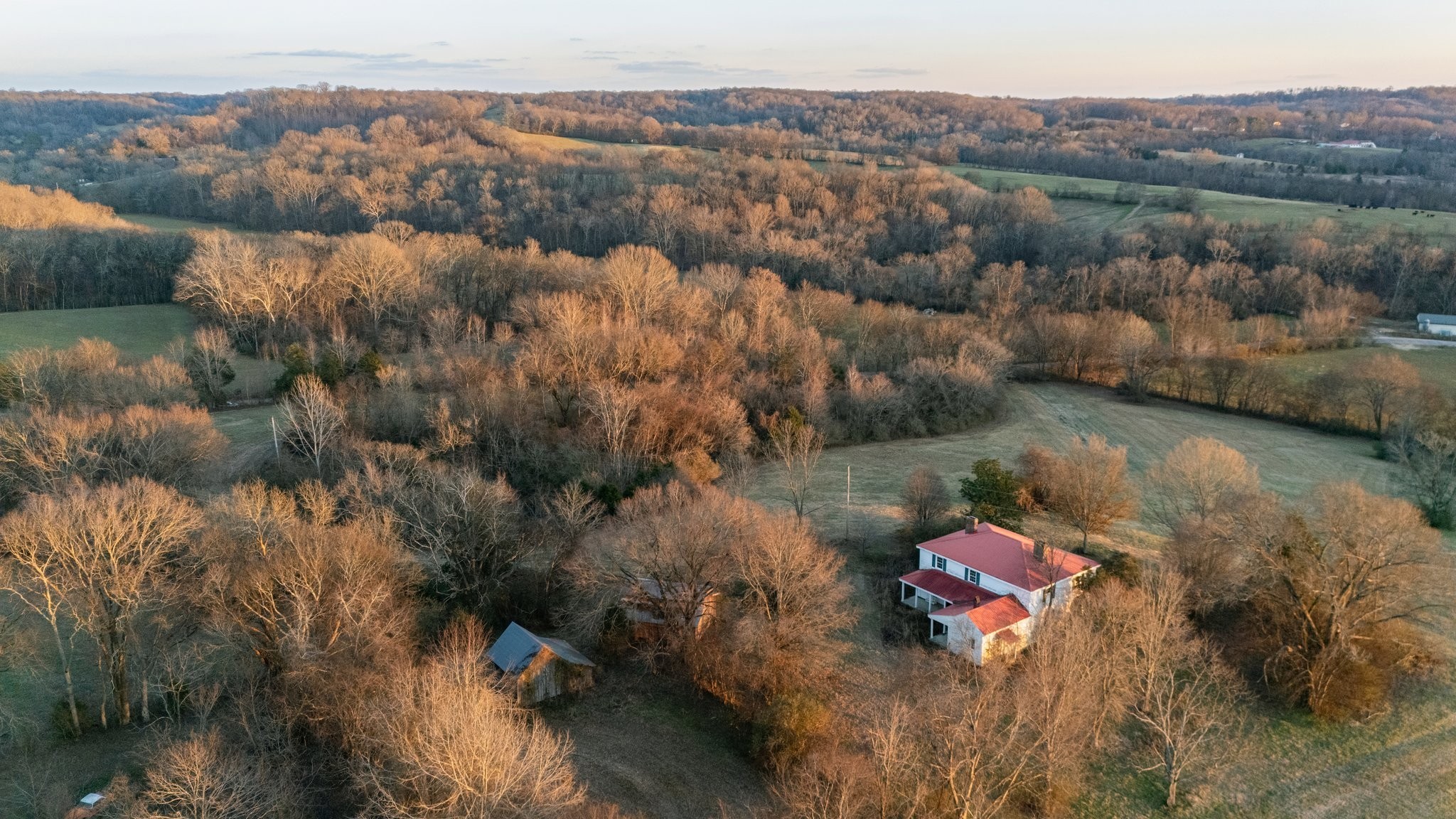 3213 Craig Bridge Road Williamsport, TN 38487 - Photo 4 of 47 aerial view of a house with a lake view