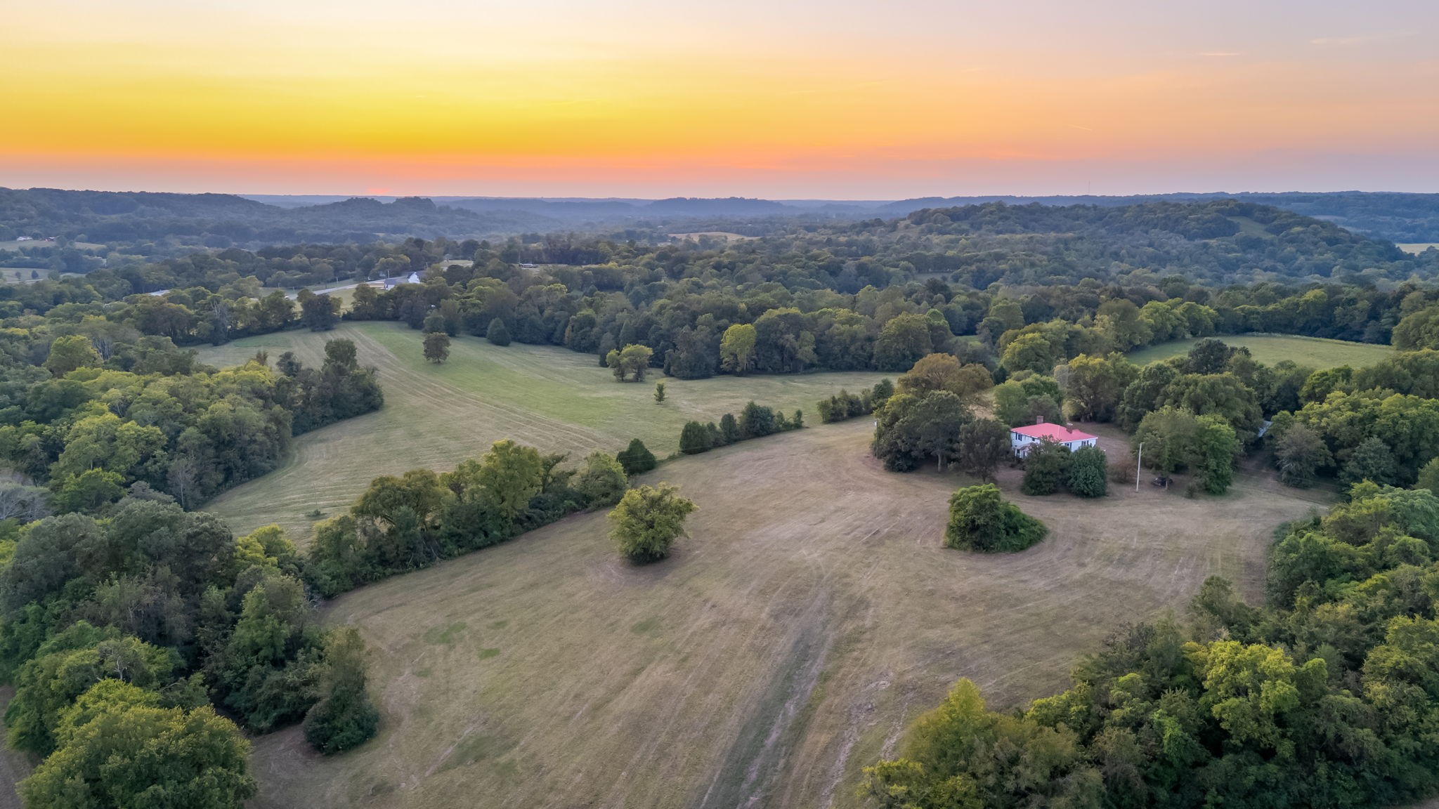 3213 Craig Bridge Road Williamsport, TN 38487 - Photo 46 of 47 an aerial view of lake with residential houses with outdoor space and trees