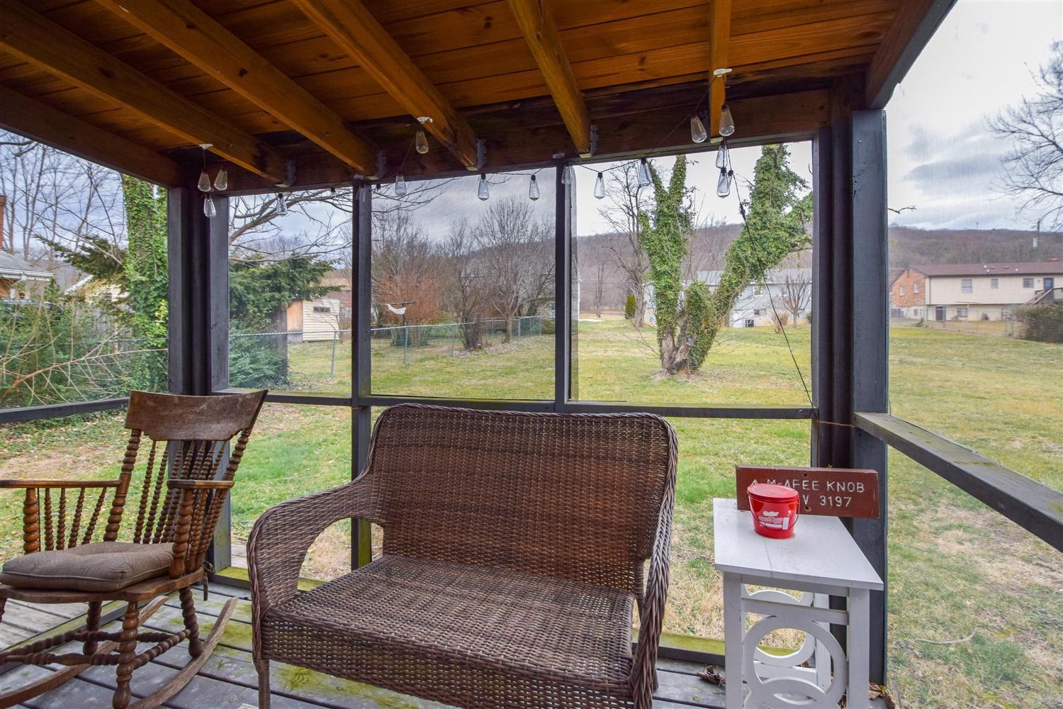 1914 Burma Road Salem, VA 24153 - Photo 13 of 20 a sitting area with furniture and a backyard