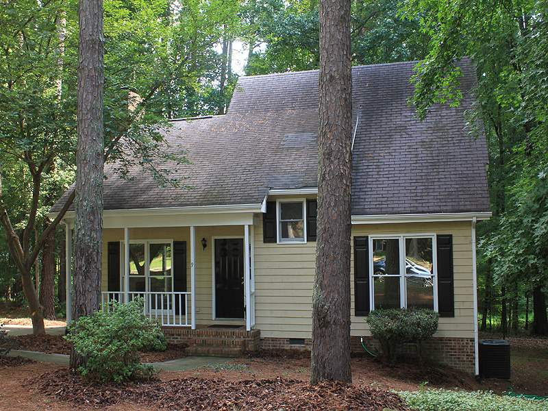 9 Strawberry Ridge Lane Durham, NC 27713 - Photo 2 of 17 No hardboard/Masonite on this house. Sturdy wood siding! Front exterior