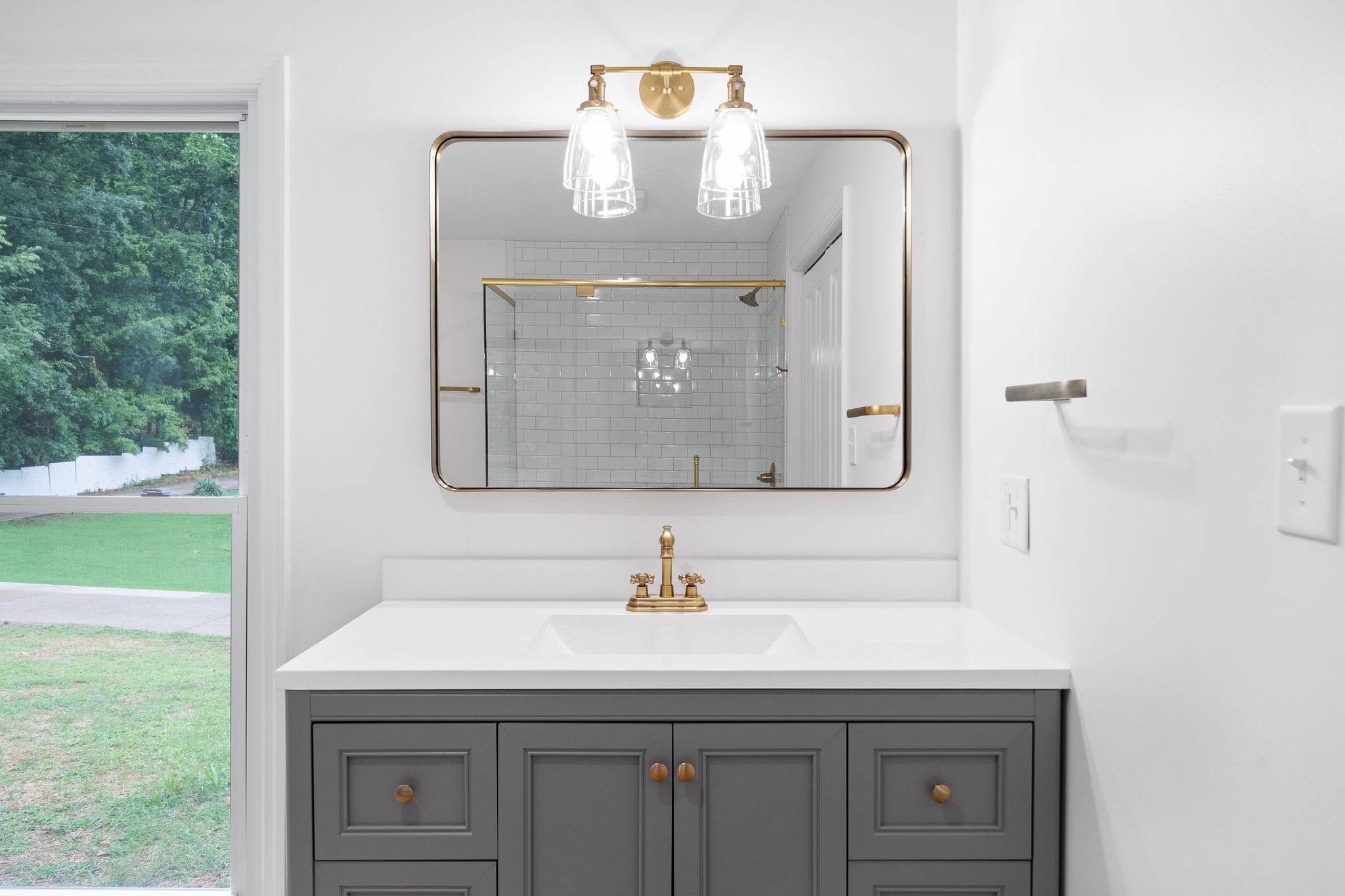 342 Highway 13 Cunningham, TN 37052 - Photo 17 of 44 a bathroom with a sink and a mirror