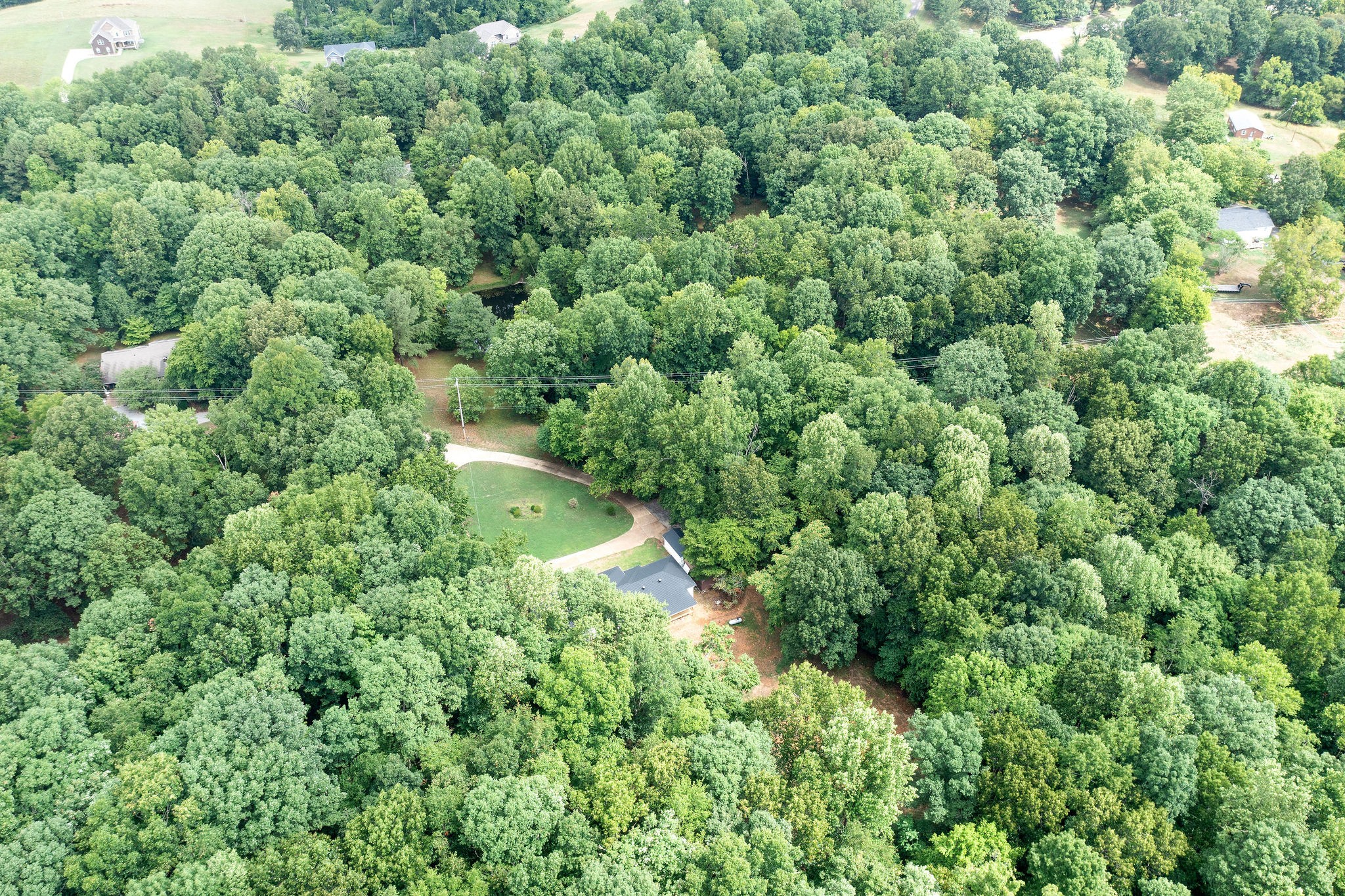 342 Highway 13 Cunningham, TN 37052 - Photo 43 of 44 an aerial view of residential house with outdoor space and trees all around