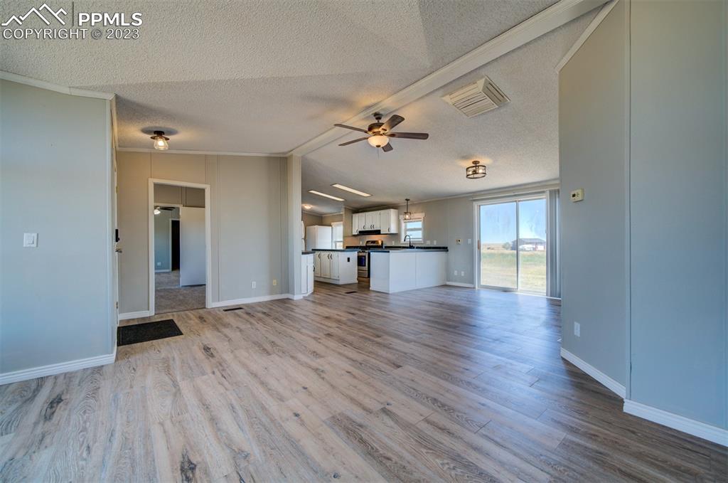 33220 Fossinger Road Yoder, CO 80864 - Photo 3 of 21 a view of a kitchen with a sink and a window