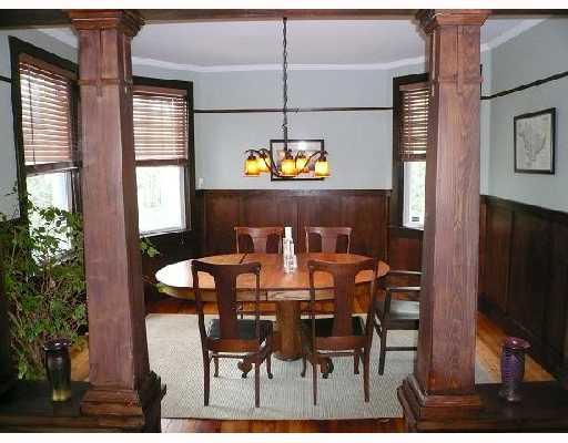 502 Bevington Road Forest Hills, PA 15221 - Photo 3 of 8 Dining Room. This room has oak paneling, and measures 13 x 13 The left windows look into the front yard and the right window onto the back porch. The whole house has striking refinished pine flooring.