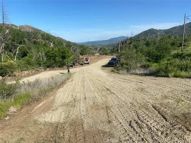 a view of a dry yard