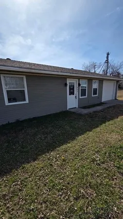a backyard of a house